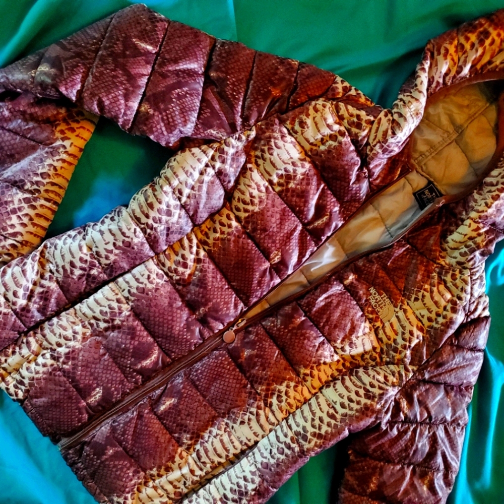 2 girls northface coats